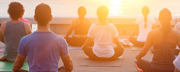 meditation during the program