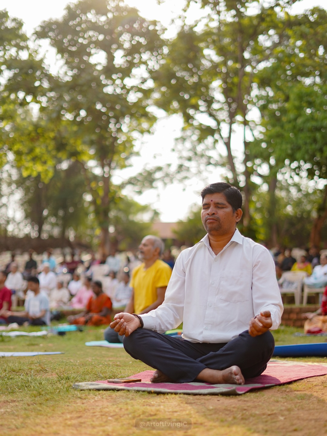 meditation during the program