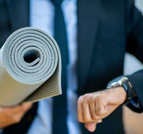 Yoga, The new big thing in the world of corporates, as seen backstage