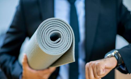 Yoga, The new big thing in the world of corporates, as seen backstage