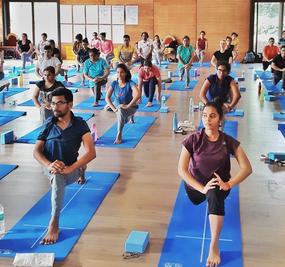 sri sri lemurrian yoga banner