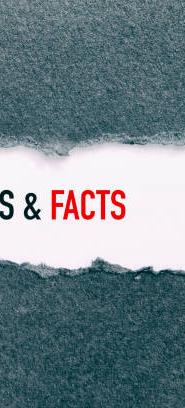 MYTHS AND FACTS written under torn paper.