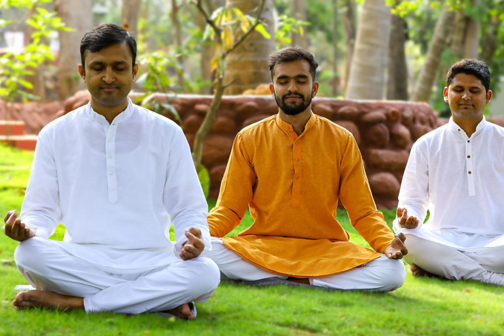 meditation during the program